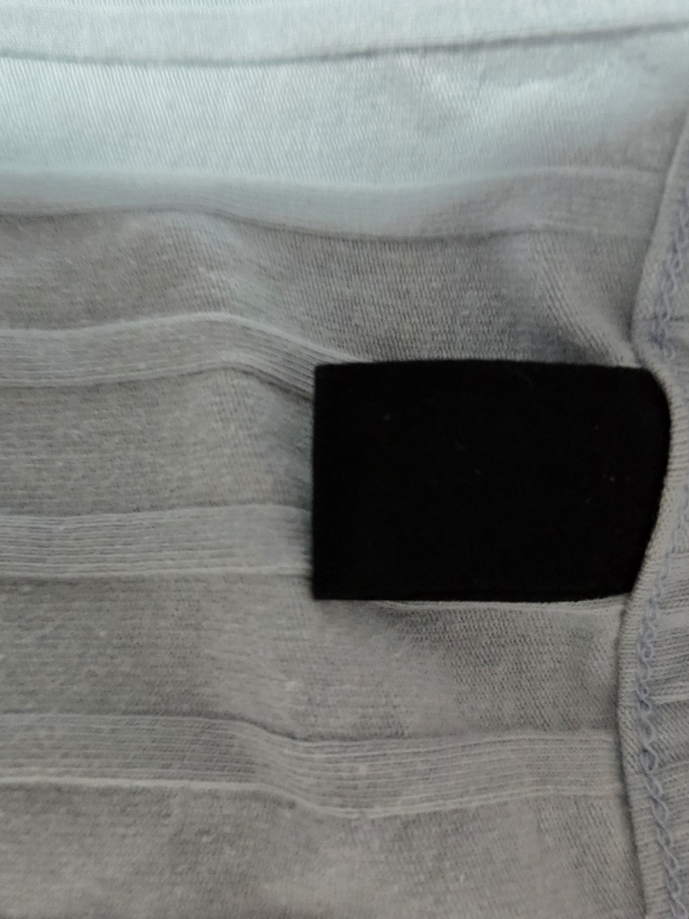 Light Blue Ribbed Button-Front Top - Picture 2 of 2
